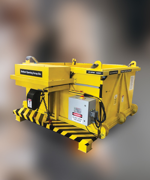 Bottom Opening Scrap Bin